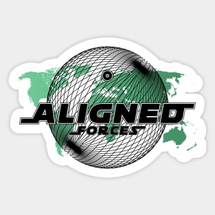 ALIGNED FORCES Sticker